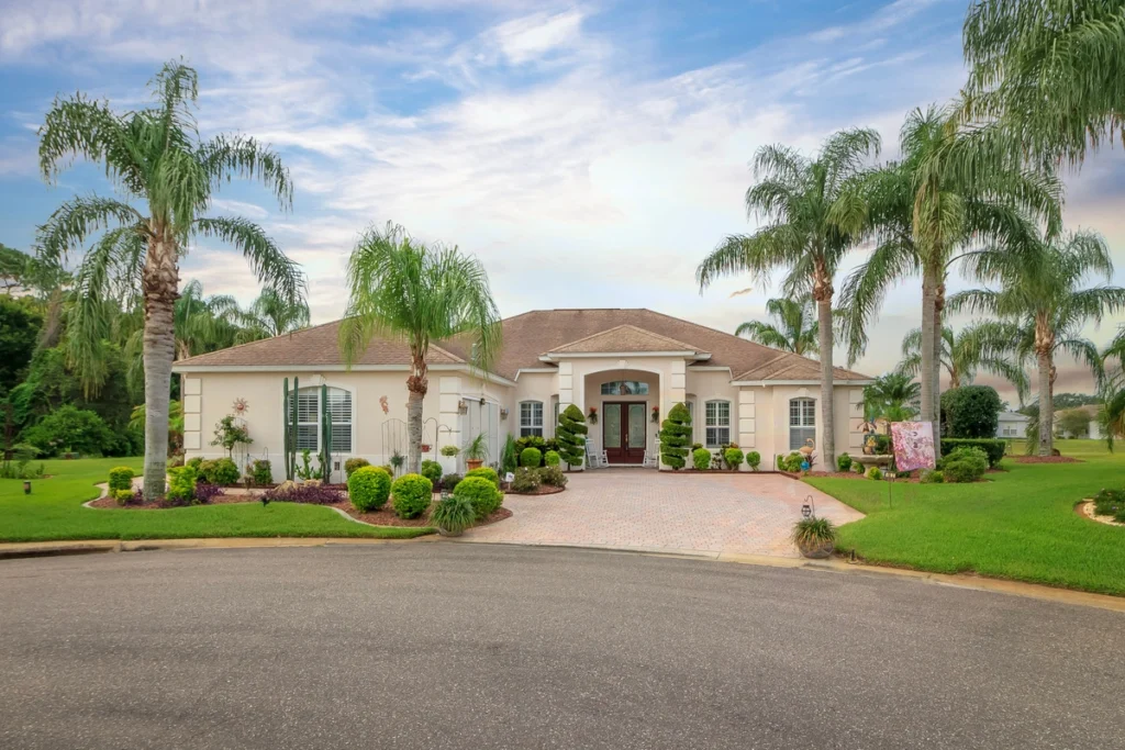 Florida house with new roof