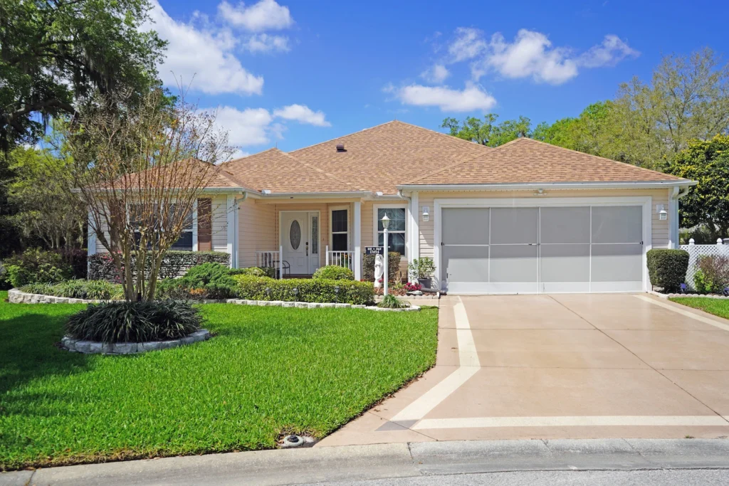 repair or replace roof front view of home