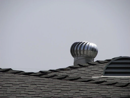 roof vent installation-sloping house roof with a roof vent